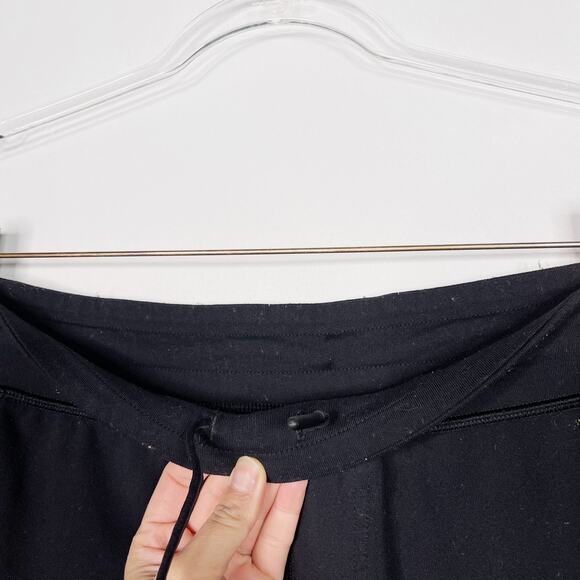 Lululemon Mens Large L Black Straight Leg Sweatpants Knit Pockets Pull On - Picture 5 of 7